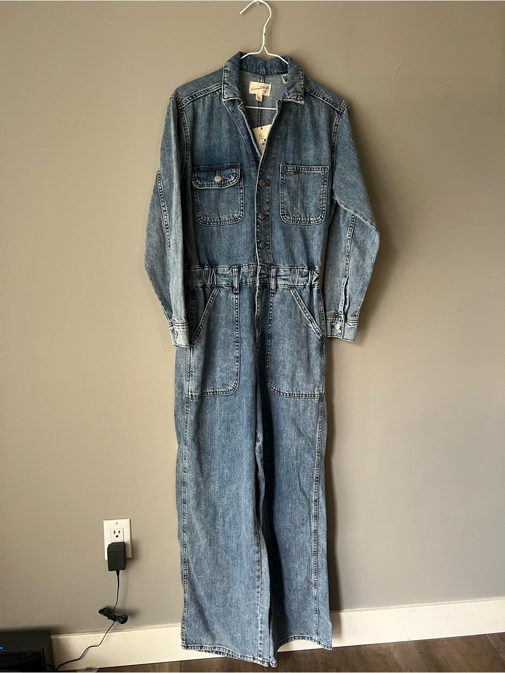 Universal Thread Women's Denim Jumpsuit - Medium Blue